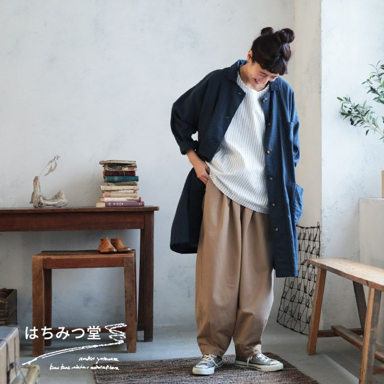 はちみつ堂はちみつ堂の、洗いざらしたリネンな羽織り | soulberry