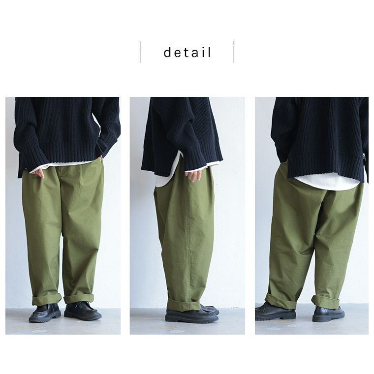 楽天市場】O.W.N 映えちゃうグリーンな9分丈パンツ M/L/LL/3L/4L/5L