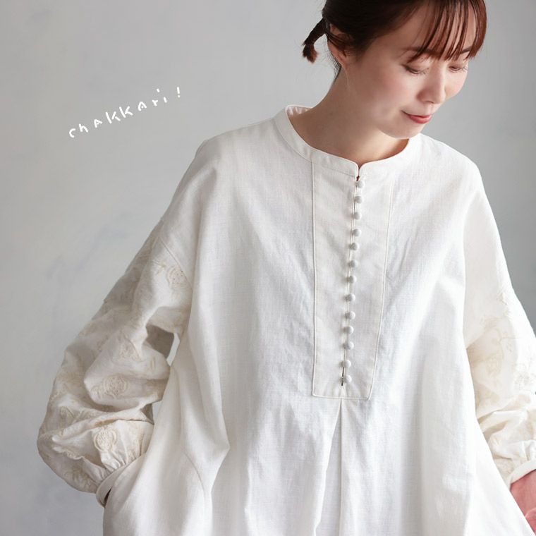 一部予約/5月下旬より順次出荷】はちみつ堂味わい刺繍ワンピ―ス 一部予約/5月下旬より順次出荷】はちみつ堂味わい刺繍ワンピ―ス