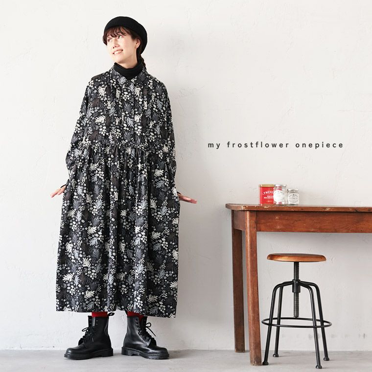 me］私の霜草花のワンピース | soulberry