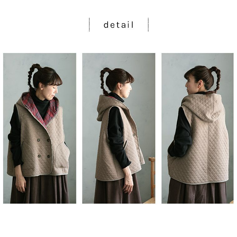 【タグ付き】　soulberry アフタヌーンキルトのベスト　Mサイズ ブリードの森アフタヌーンキルトのベスト | soulberry