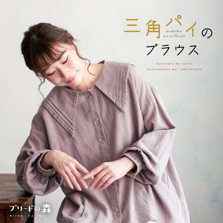 7名さま　B4サイズ　3/9まで ブリードの森三角パイのブラウス | soulberry